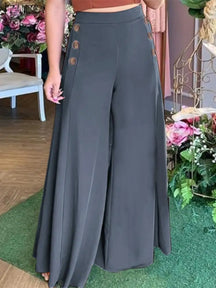 Calça Zanzea - Pantalona Wide Leg Verão 2024