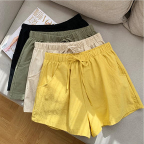 Shorts Dyeimon - Shorts de Linho Casual Summer 2025