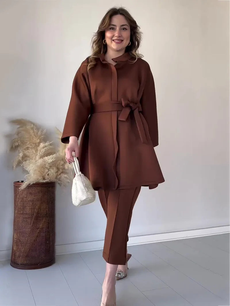 Conjunto Estela Maria - Tendência Grega Outono/Inverno (Moda entre as famosas)