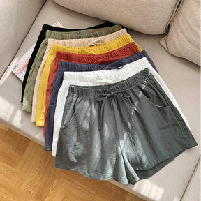 Shorts Dyeimon - Shorts de Linho Casual Summer 2025