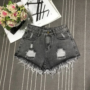 Shorts Axis - Shorst Jeans Borda Crua Solto